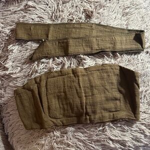 BAHHGOOSE Structured Bandeau Crop Top Size XS/S